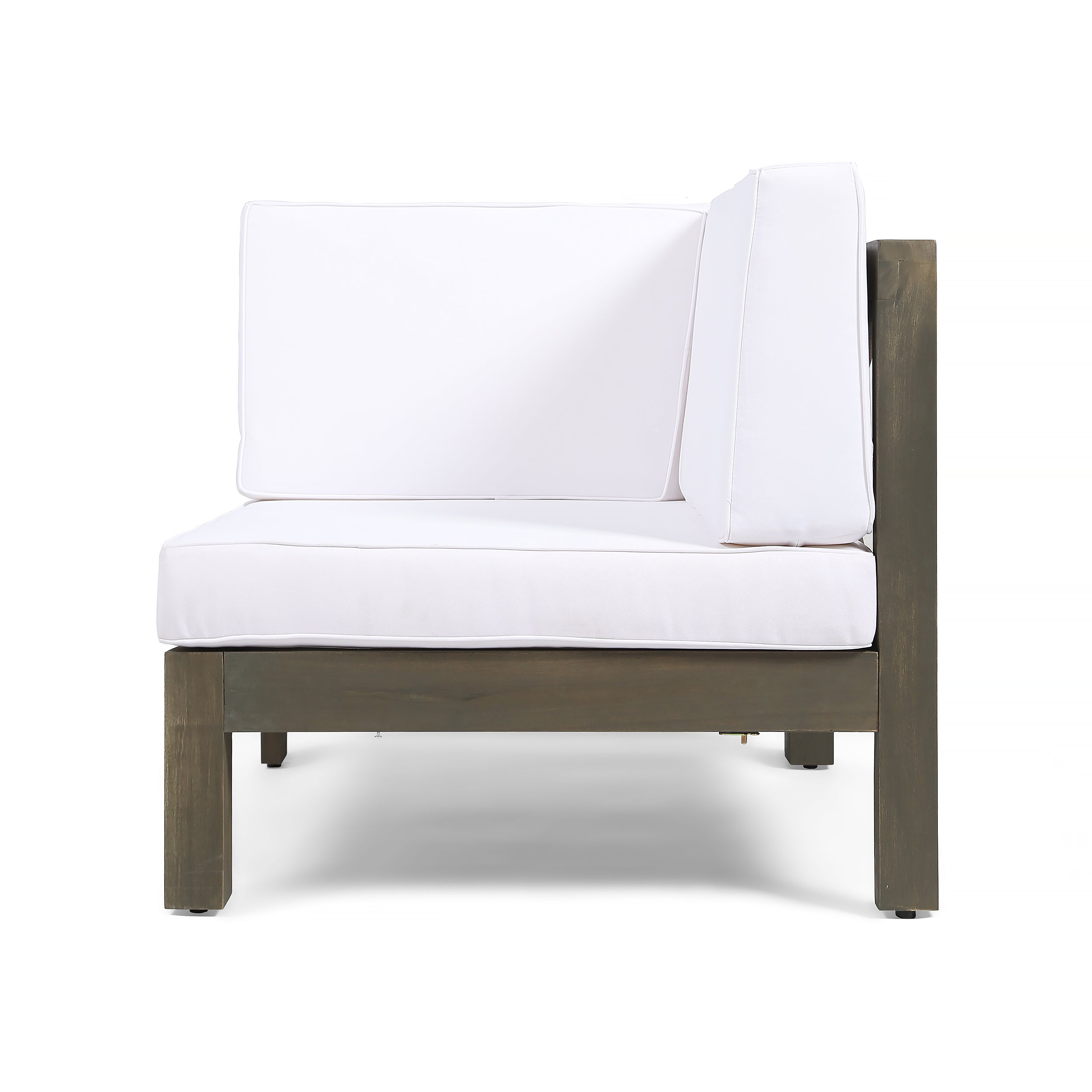 BRAVA X-BACK LOVESEAT ACACIA WOOD OUTDOOR WATER-RESISTANT SOFA