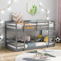 Twin Over Twin Bunk Bed with Ladder