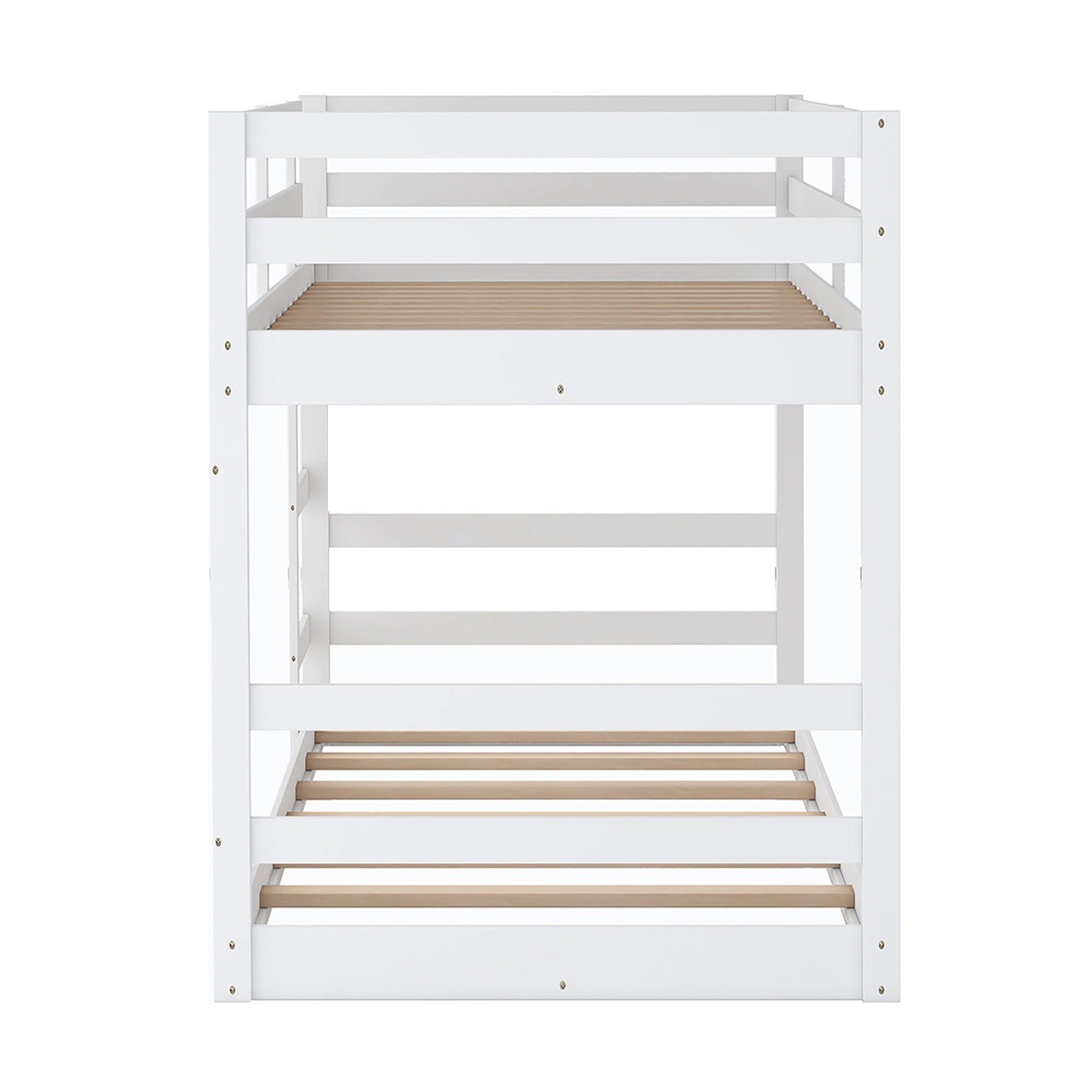 Twin Over Twin Bunk Bed with Ladder