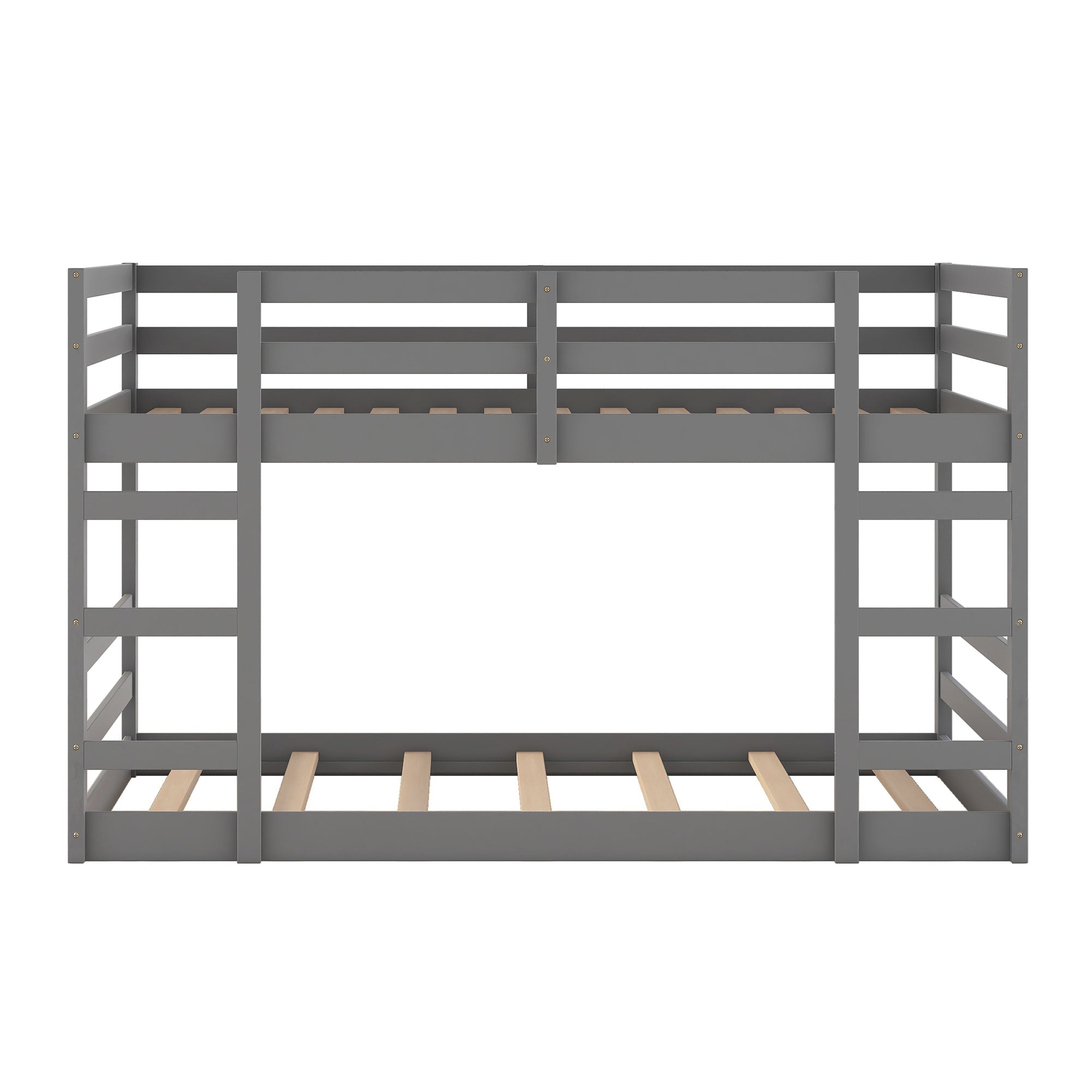Twin Over Twin Bunk Bed with Ladder