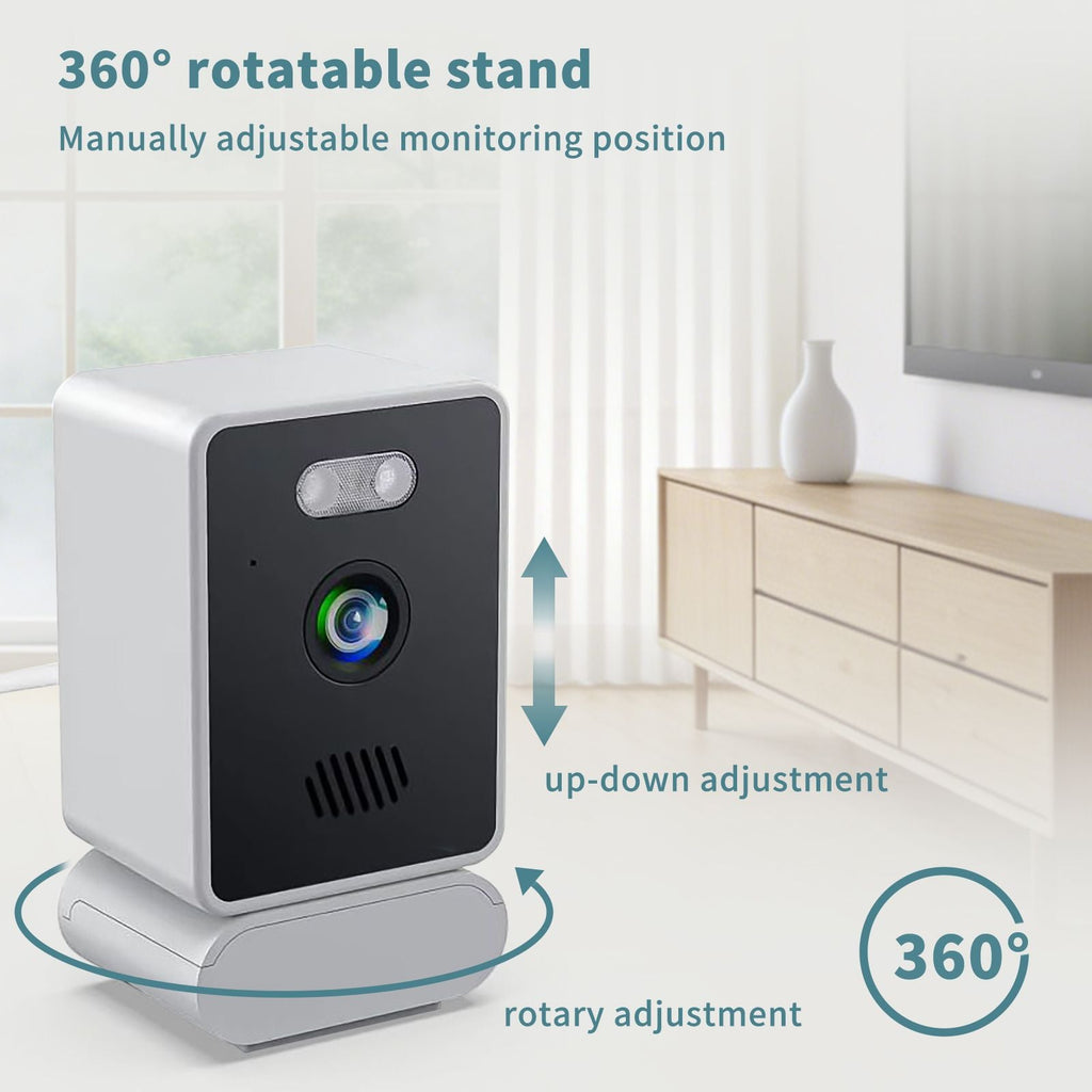 Multi angle window monitoring camera, 360 ° rotating base, home indoor