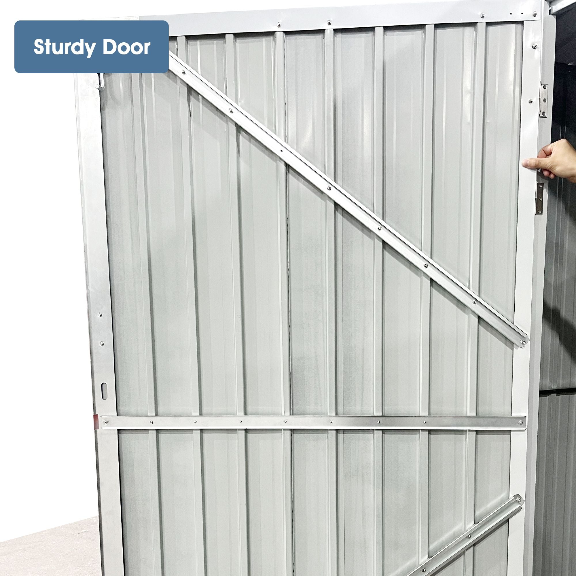 Outdoor Storage Shed 20x13 FT, Metal Garden Shed Backyard Utility Tool